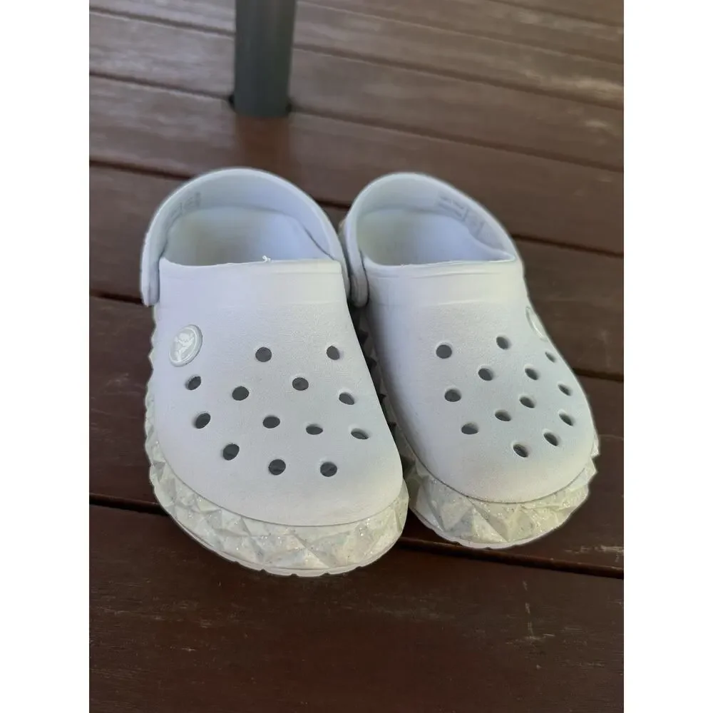 Crocs Crocband Clogs Kids Sky Blue Slip-On Lightweight Comfort Strap Casual C11